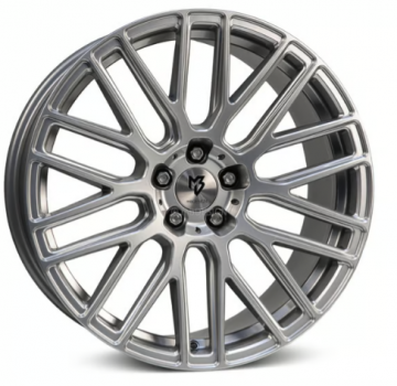 mbDESIGN, KV4, 8,5x22 ET40 5x114,3 75, lichtsilber